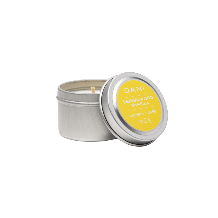 Sandalwood Vanilla Travel Tin Candle - Slowood