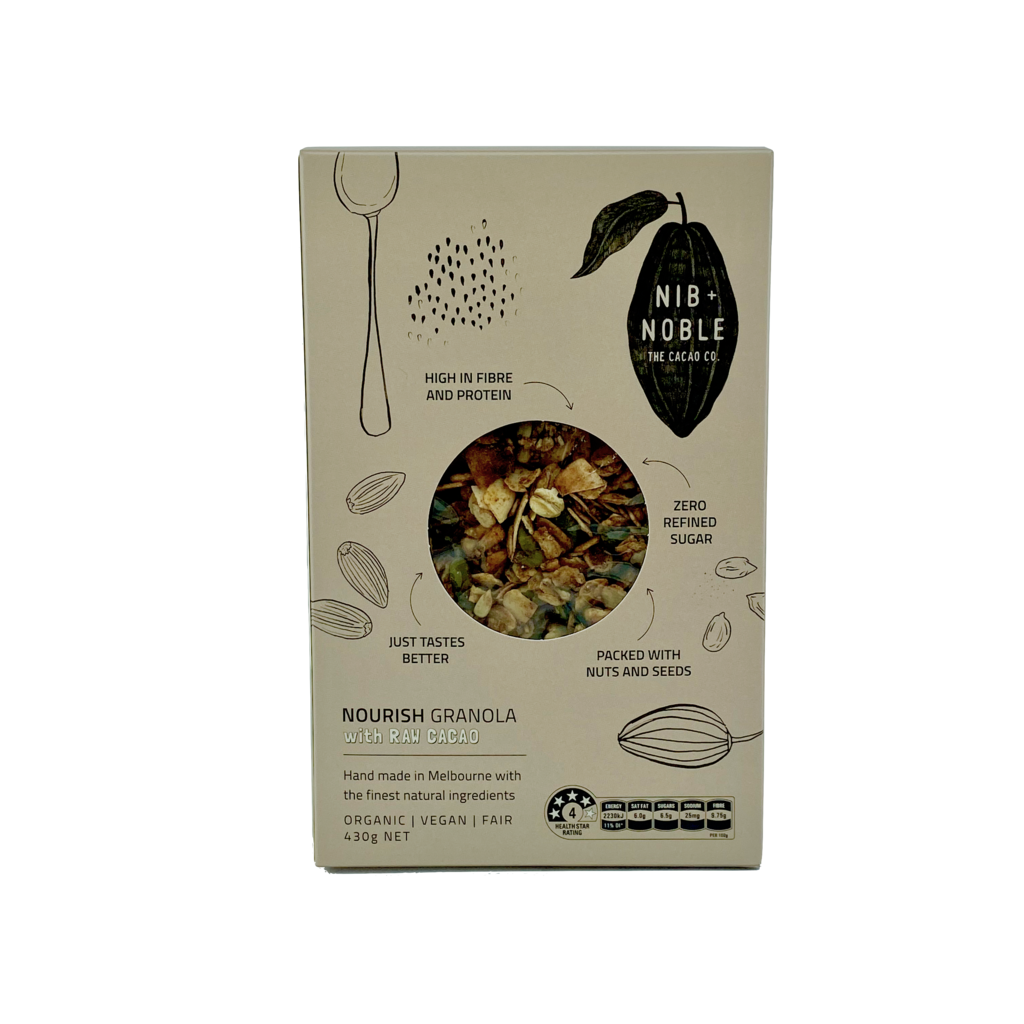 Organic Nourish Granola with Raw Cacao - Slowood