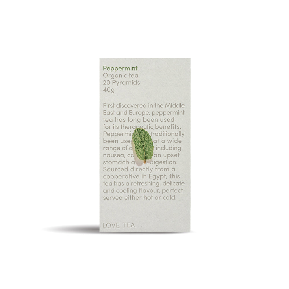 Peppermint Tea - 20 Pyramid bags - Slowood