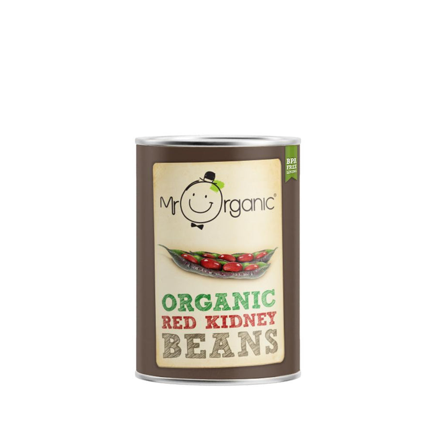 Organic Vegan Red Kidney Beans 400g - Slowood