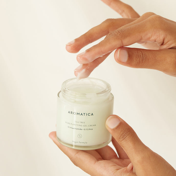 Tea Tree Pore Purifying Gel Cream 5% Niacinamide + 0.1% Pha - Slowood